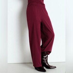 American Vintage WOMEN'S JOGGERS OUKY Burgundy Size L